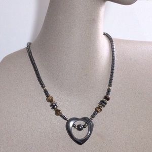 Hematite/Tiger Eye 🖤 Necklace